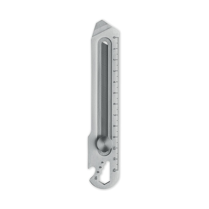 Cutter rétractable multi-outils promotionnel KNIFEPLUS silver mate